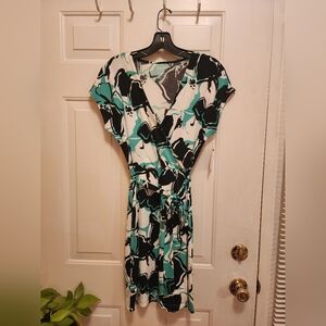 Nine West Faux Wrap Dress